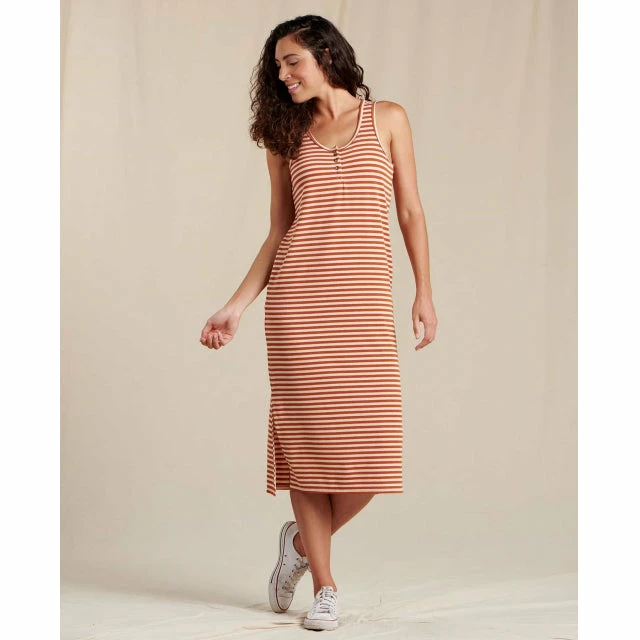 Deals โจ Toad&Co ๐ฉ Women's Piru Henley Midi Tank ๐ Dress ๐ Dresses ๐ 3 Toad&Co Women's Piru Henley Midi Tank Dress Dresses