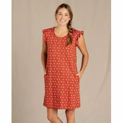 Toad&Co Women's Rufflita Short Sleeve Dress