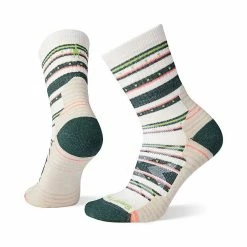 Smartwool Women's Hike Light Cushion Stitch Stripe Mid Crew Socks