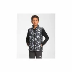 The North Face Youth Printed Reactor Insulated Vest Jackets