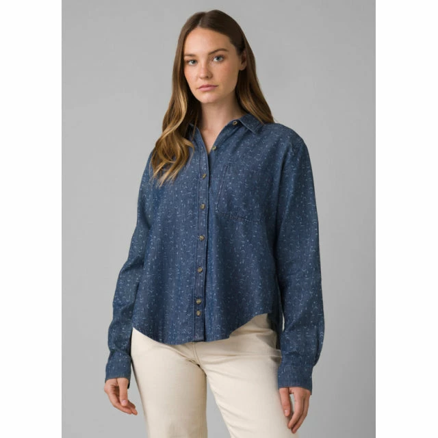 Best deal π Prana π© Women's Washed Out Denim π Shirt π 3 Prana Women's Washed Out Denim Shirt